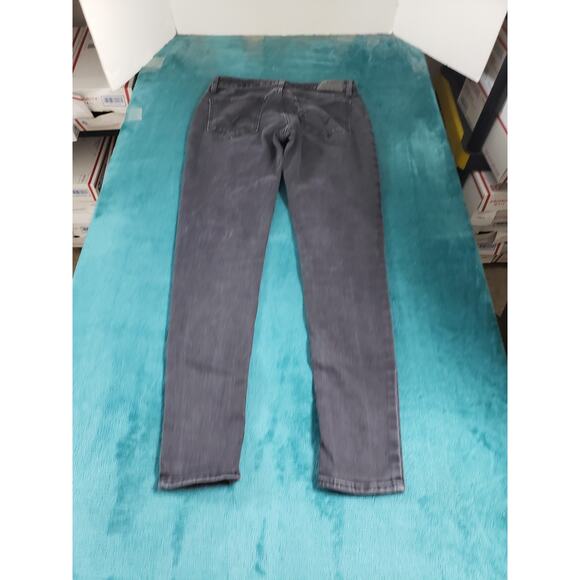 Levis 535 Jeans Size 29 Womens Black Denim Ladies Pants Mid Rise Skinny - Picture 11 of 15